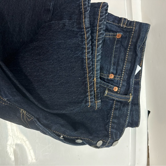 Levi's Straight Leg Men's Jeans - Indigo Blue - Picture 4 of 5